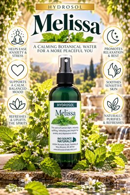 Hydrosol  Melissa Spray - 4 fl oz (120 ml)