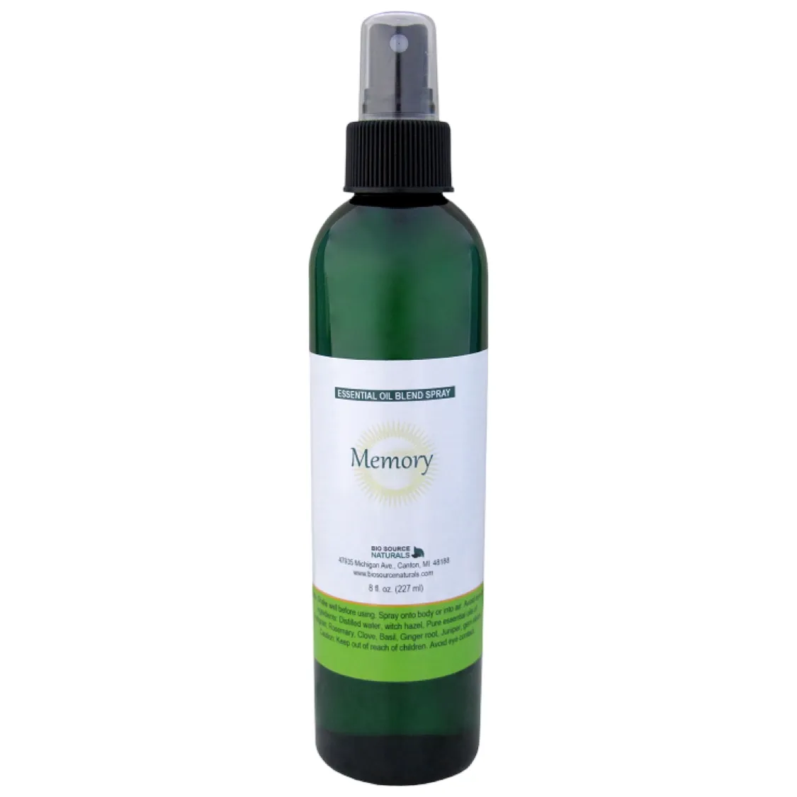Memory Essential Oil Blend - 8 fl oz (227 ml) Spray with Digital Bundle Bonus
