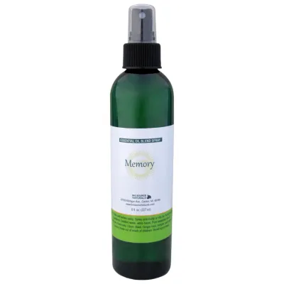 Memory Essential Oil Blend - 8 fl oz (227 ml) Spray with Digital Bundle Bonus