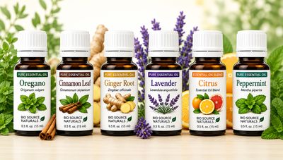 Best Pure Essential Oils to Diffuse Collection - Set of 6 (0.5 oz (15ml) Bottles)