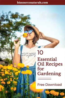 _10 DIY Gardening Recipes Using Essential Oils Free Download &amp; Essential Oils to Help Repel Bugs Free Chart