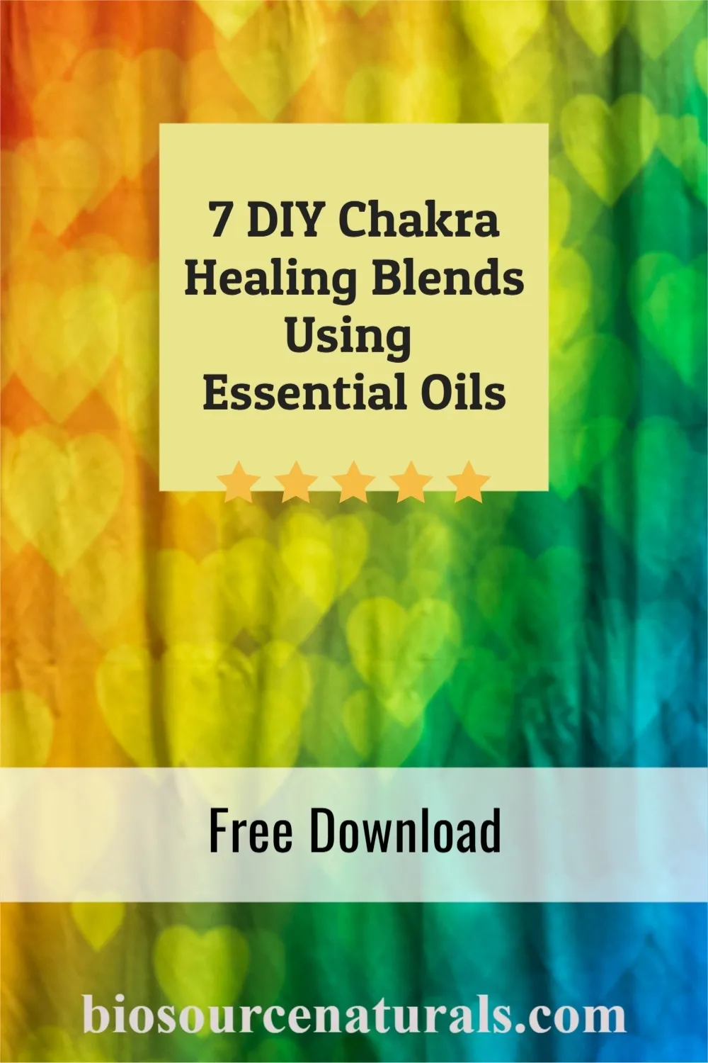 _7 DIY Essential Oils Blends for Each Chakra -FREE DOWNLOAD
