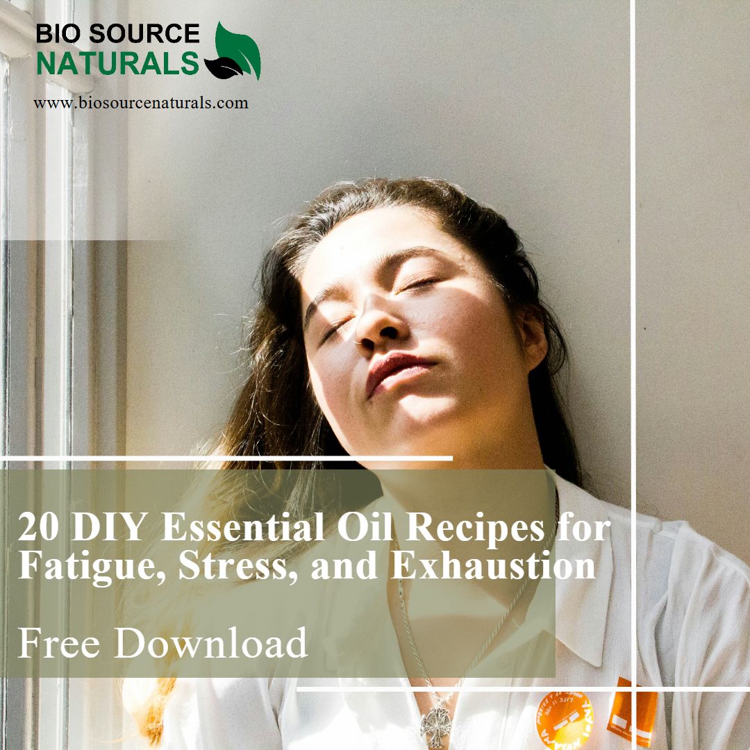 _20 DIY Essential Oil Recipes for Fatigue, Stress &amp; Exhaustion - FREE Download