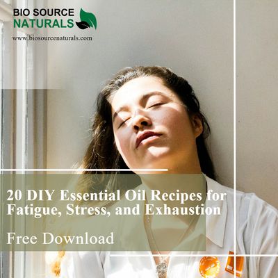 _20 DIY Essential Oil Recipes for Fatigue, Stress &amp; Exhaustion - FREE Download
