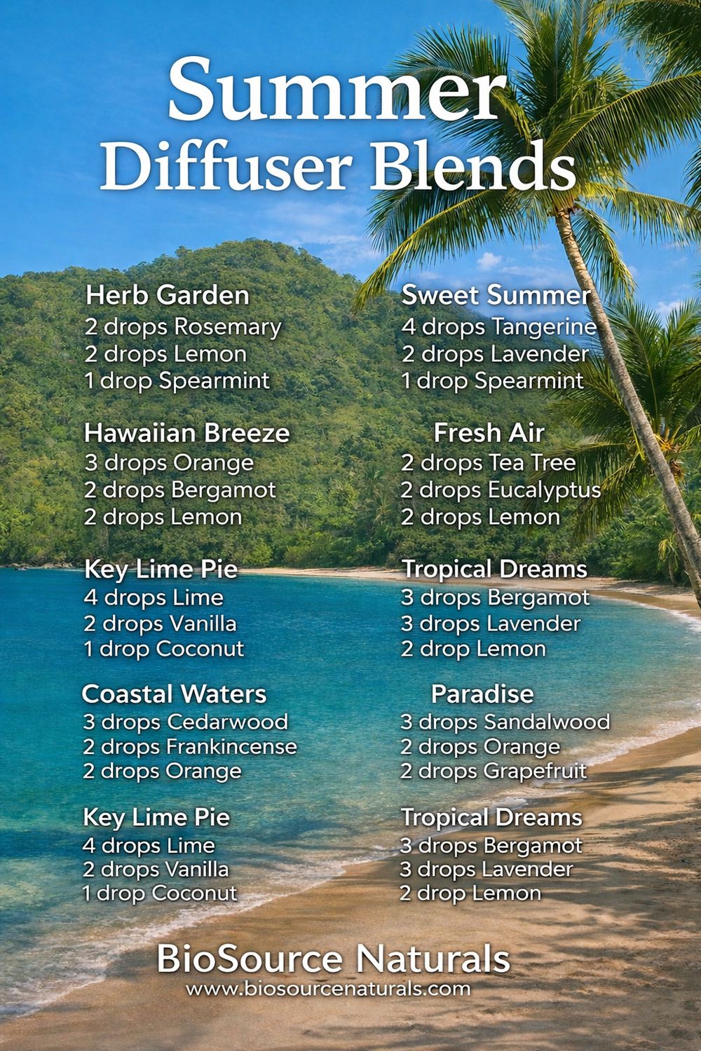 Summer Diffuser Blends: Fresh &amp; Uplifting DIY Aromatherapy Recipes