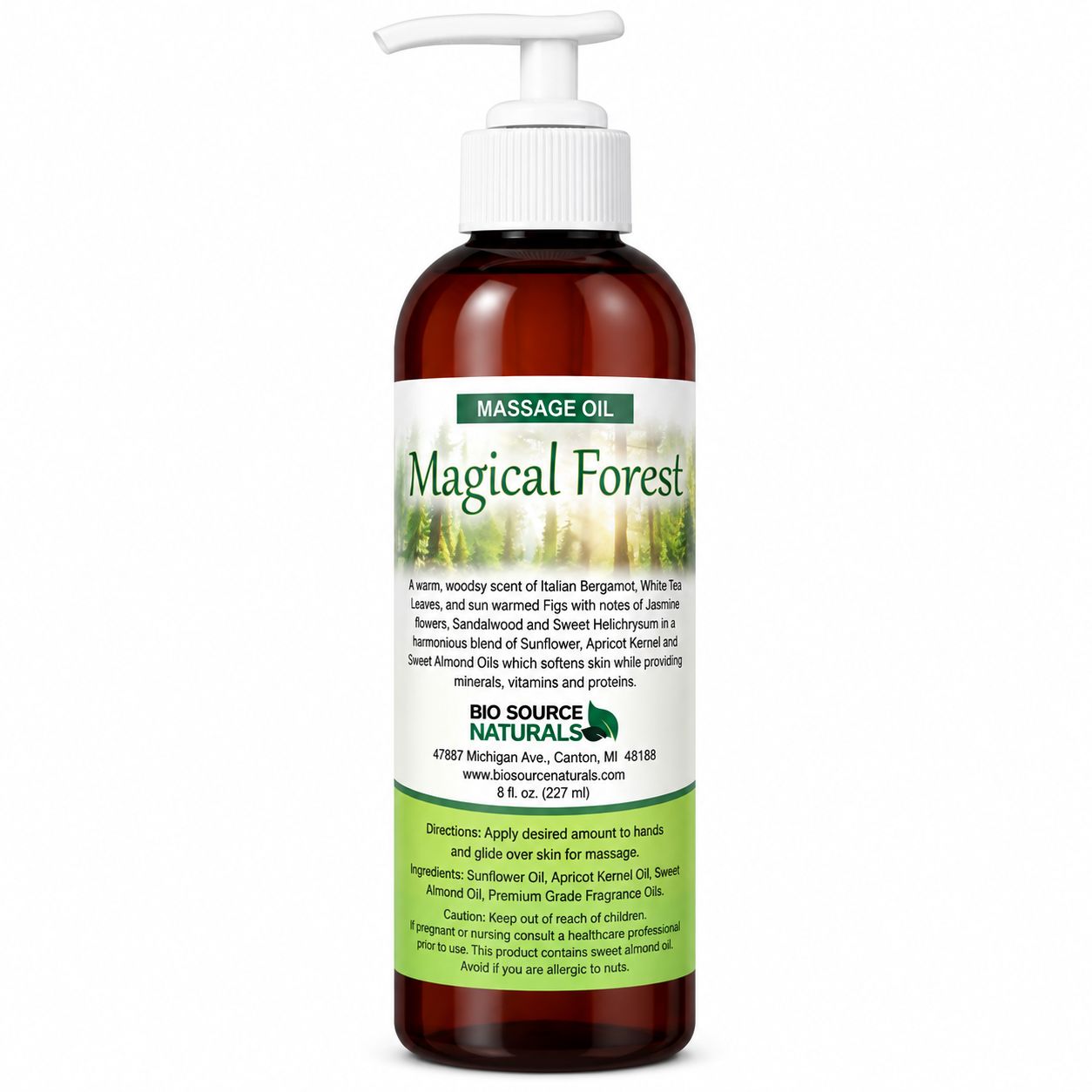 Magical Forest Massage Oil/Personal Fragrance Oil 8 fl oz (227 ml)