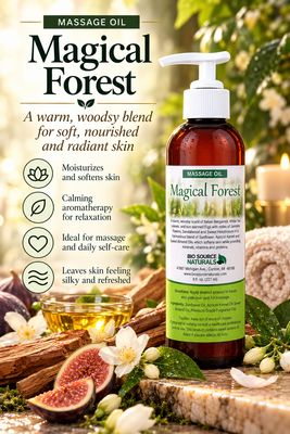 Magical Forest Massage Oil/Personal Fragrance Oil 8 fl oz (227 ml)