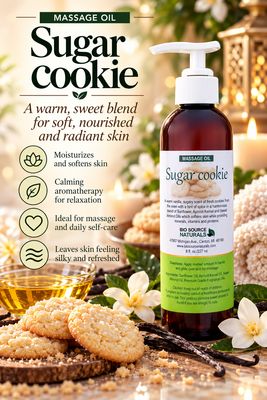 Sugar Cookie Massage Oil/Personal Fragrance 8 fl oz (227 ml)