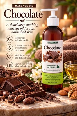 Chocolate Massage Oil/Personal Fragrance Oil  8 fl oz (227 ml)