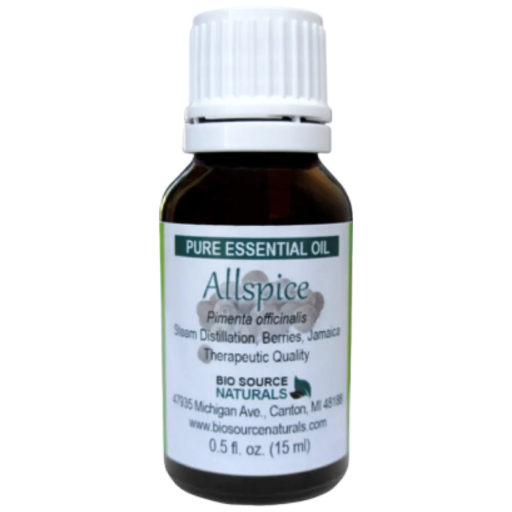 Allspice Pure Essential Oil with Analysis Report &amp; Free Affirmation Digital Card