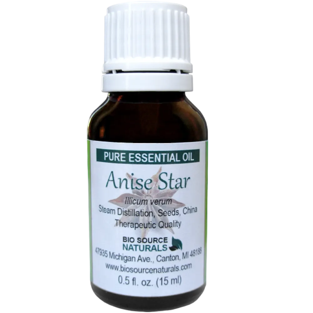 Anise Star Pure Essential Oil with Analysis Report &amp; Free Affirmation Digital Card