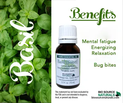 Basil (Sweet) - Linalool CT - Pure Essential Oil Product Bulletin