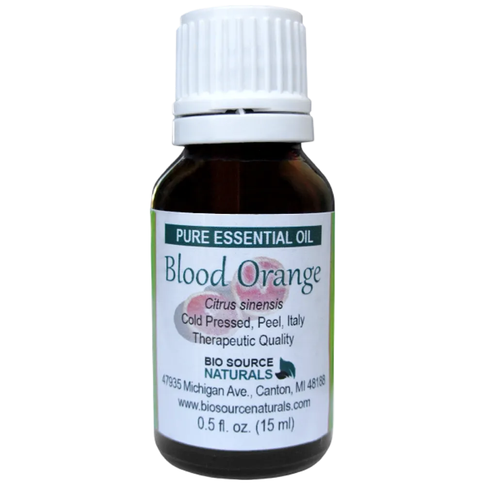 Blood Orange Pure Essential Oil with Analysis Report &amp; Free Affirmation Digital Card