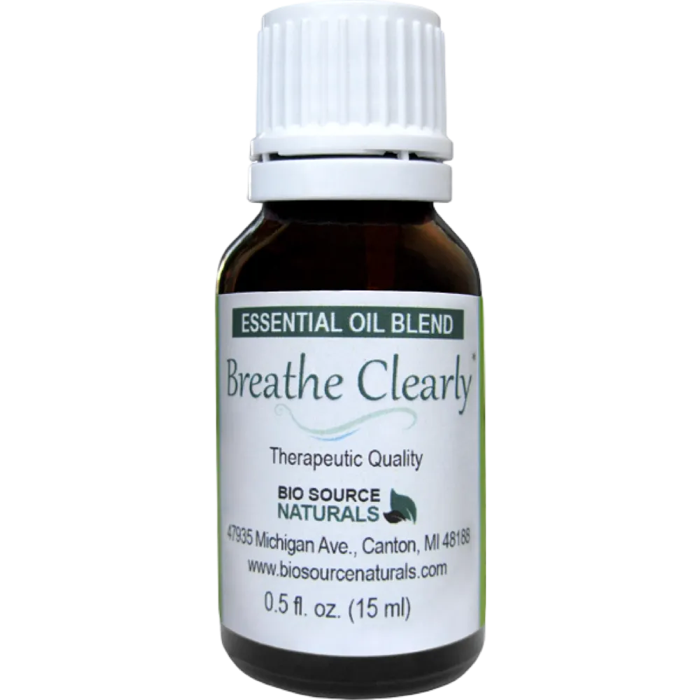 Breathe Clearly Essential Oil Blend | Includes 8 EFT Tapping Scripts, Affirmations &amp; Journal Prompts for Mind-Body Support