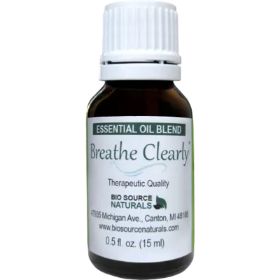 Breathe Clearly Essential Oil Blend | Includes 8 EFT Tapping Scripts, Affirmations &amp; Journal Prompts for Mind-Body Support