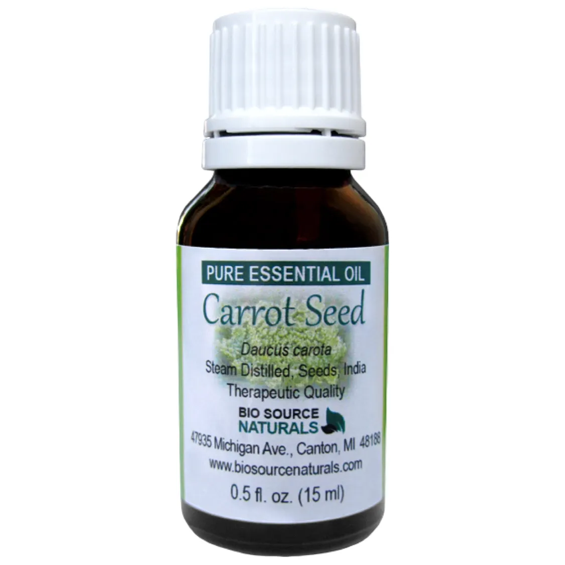 Carrot Seed Pure Essential Oil with Analysis Report &amp; Free Affirmation Digital Card