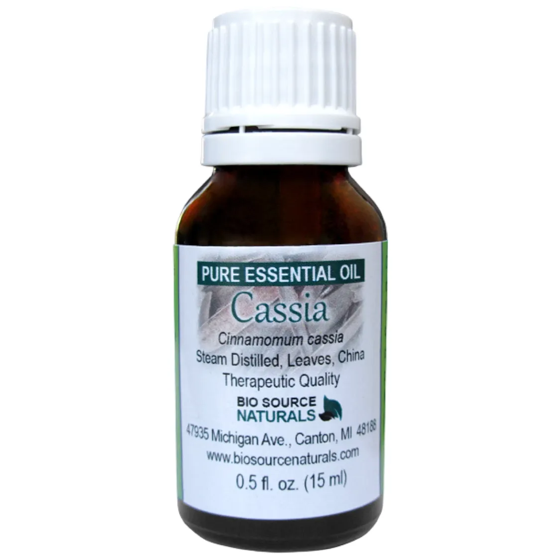 Cassia Leaf Pure Essential Oil with Free Affirmation Digital Card