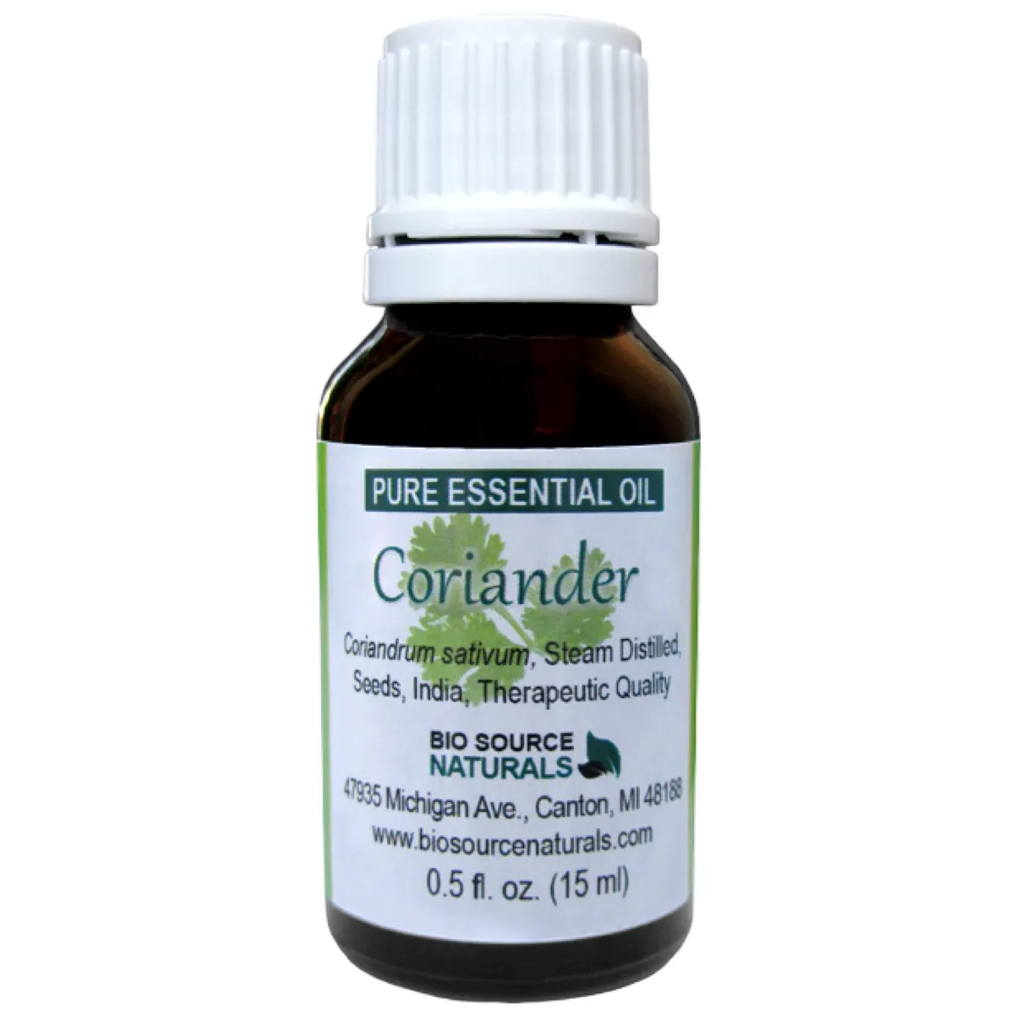 Coriander Seed Pure Essential Oil with Analysis Report &amp; Free Affirmation Digital Card