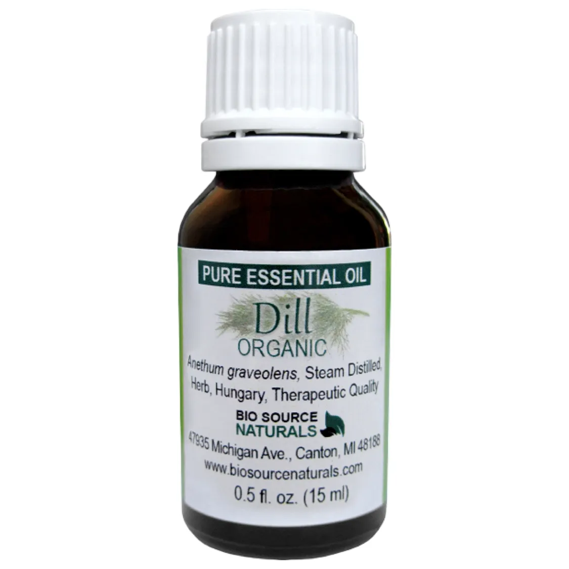 Dill Organic Pure Essential Oil with Free Affirmation Digital Card