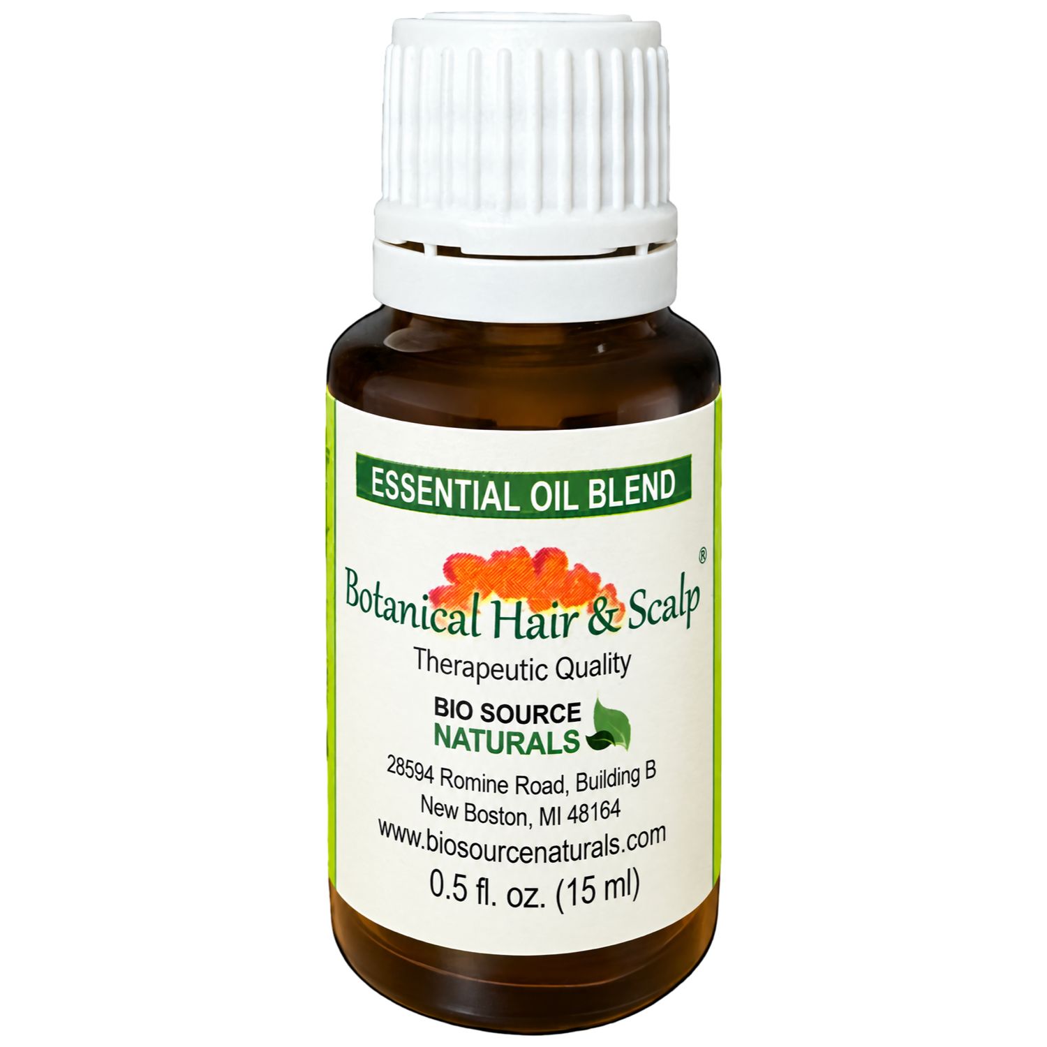 Botanical Hair and Scalp Essential Oil Blend – Multiple Sizes | Includes 6 EFT Tapping Scripts, Affirmations &amp; Journal Prompts for Mind-Body Support