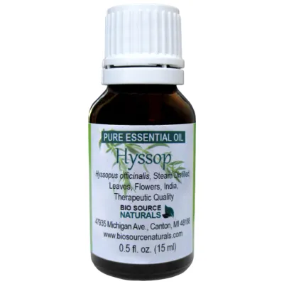 Hyssop  Pure Essential Oil​ with Free Affirmation Digital Card