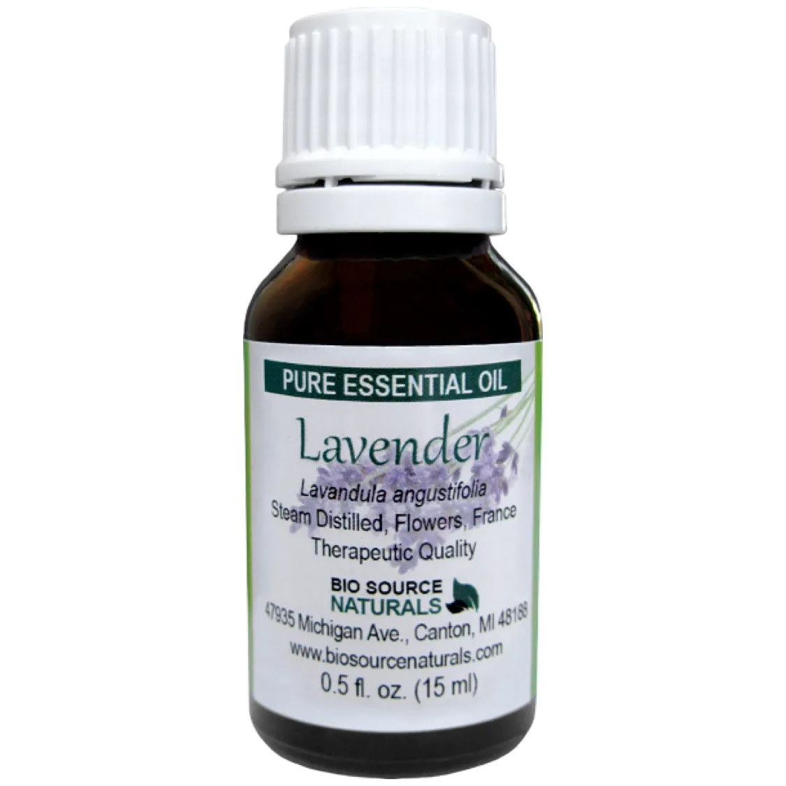 Lavender Pure Essential Oil with Analysis Report - Population Type, from South France - Free Affirmation Digital Card
