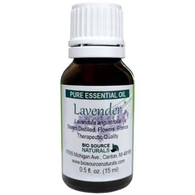 Lavender Pure Essential Oil with Analysis Report - Population Type, from South France - Free Affirmation Digital Card