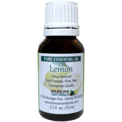 Lemon Pure Essential Oil with Analysis Report &amp; Free Affirmation Digital Card