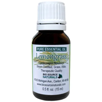 Lemongrass, India Pure Essential Oil with Free Affirmation Digital Card