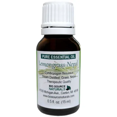 Lemongrass, Nepal Pure Essential Oil with Free Affirmation Digital Card