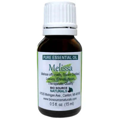 Melissa Pure Essential Oil - (Lemon Balm Oil) with Free Affirmation Digital Card