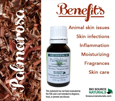 Palmarosa Pure Essential Oil Product Bulletin