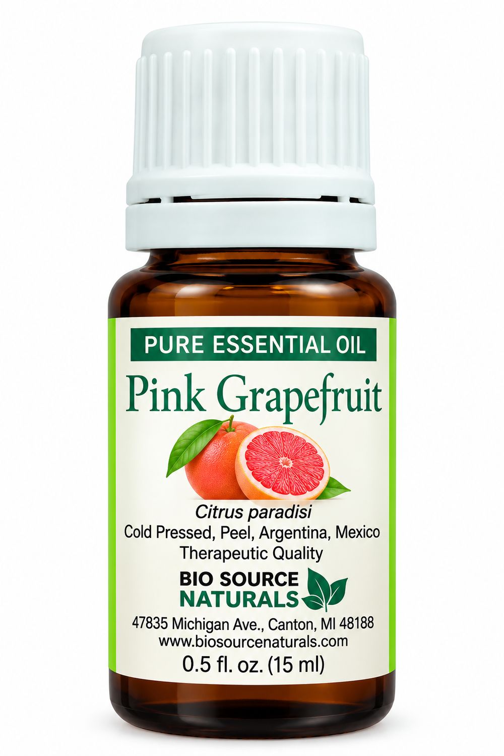 Pink Grapefruit Pure Essential Oil with Analysis Report &amp; Free Affirmation Digital Card
