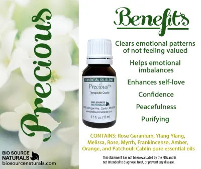 Precious Essential Oil Blend Product Bulletin