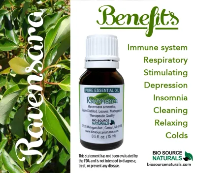 Ravensara Pure Essential Oil Product Bulletin