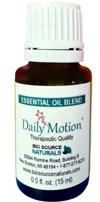 Daily Motion Essential Oil Blend Concentrate – Multiple Sizes | Includes 12 EFT Tapping Scripts, Affirmations & Journal Prompts for Body-Mind Healing