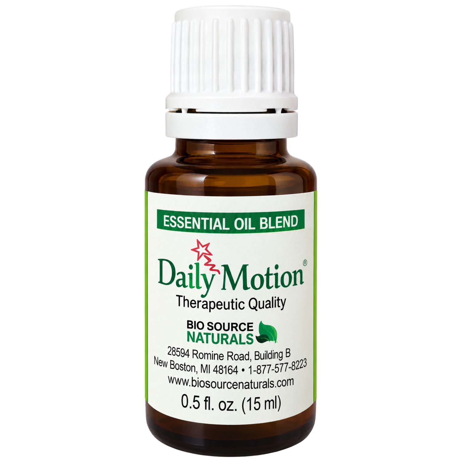 Daily Motion Essential Oil Blend Concentrate – Multiple Sizes | Includes 12 EFT Tapping Scripts, Affirmations &amp; Journal Prompts for Mind-Body Support