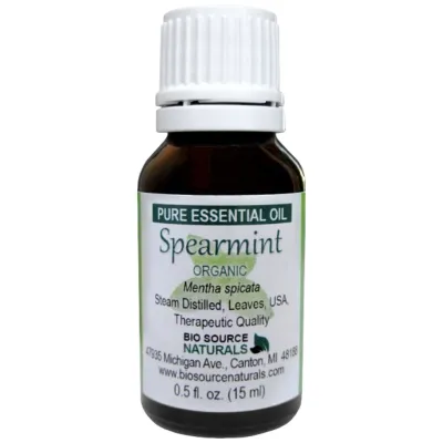 Spearmint, Organic Pure Essential Oil with Free Affirmation Digital Card