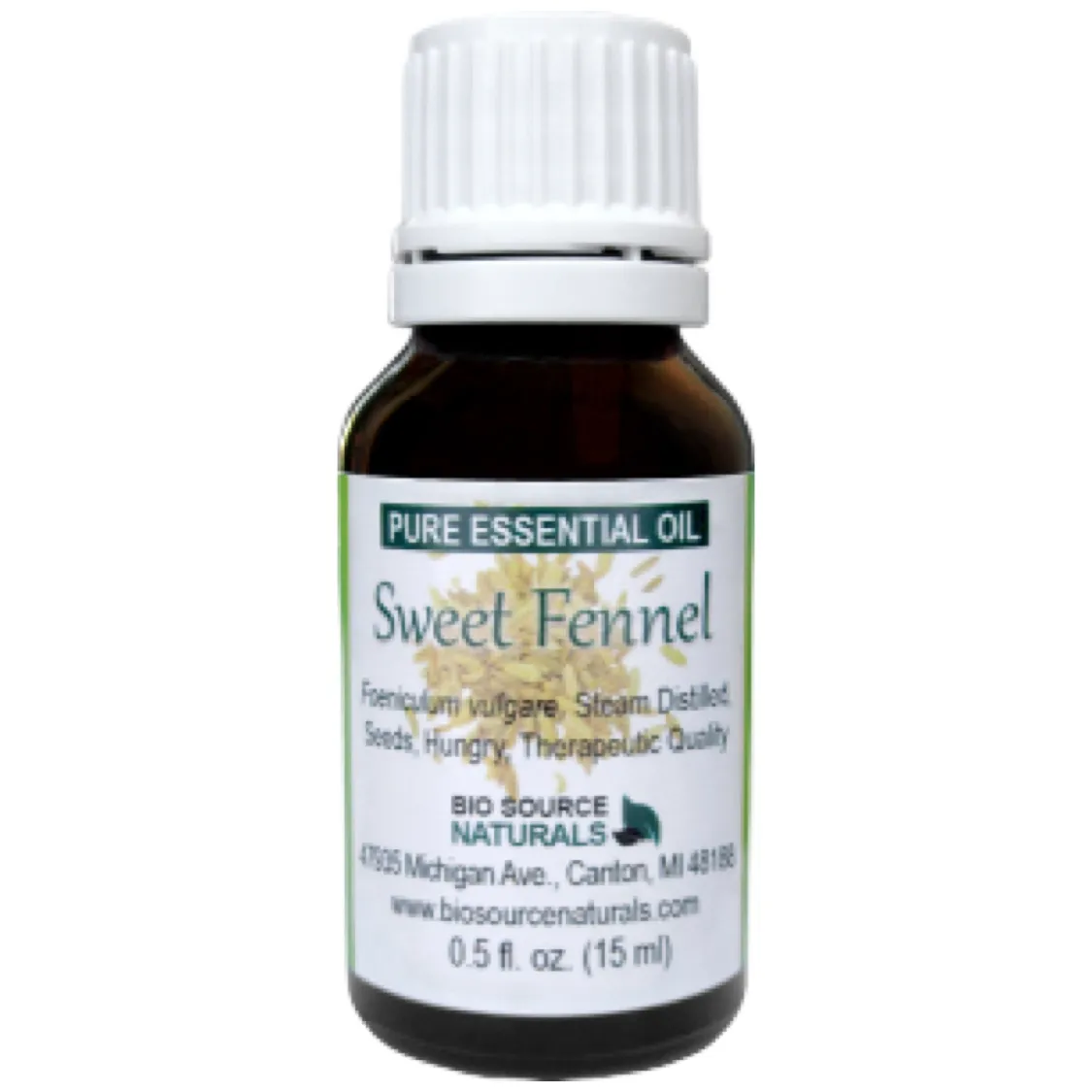 Fennel, Sweet Pure Essential Oil - Hungary - With Analysis Report &amp; Free Affirmation Digital Card