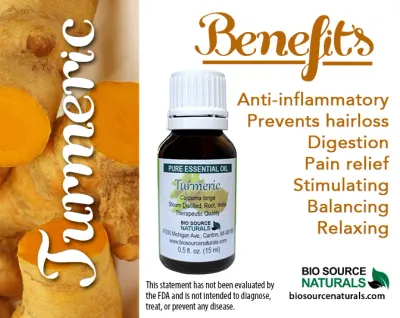 Turmeric Pure Essential Oil Product Bulletin