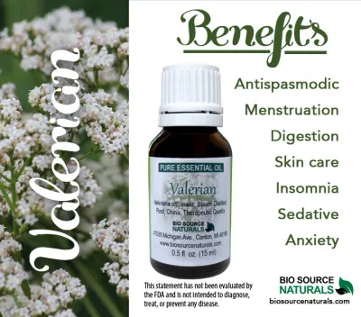 Valerian Pure Essential Oil Product Bulletin