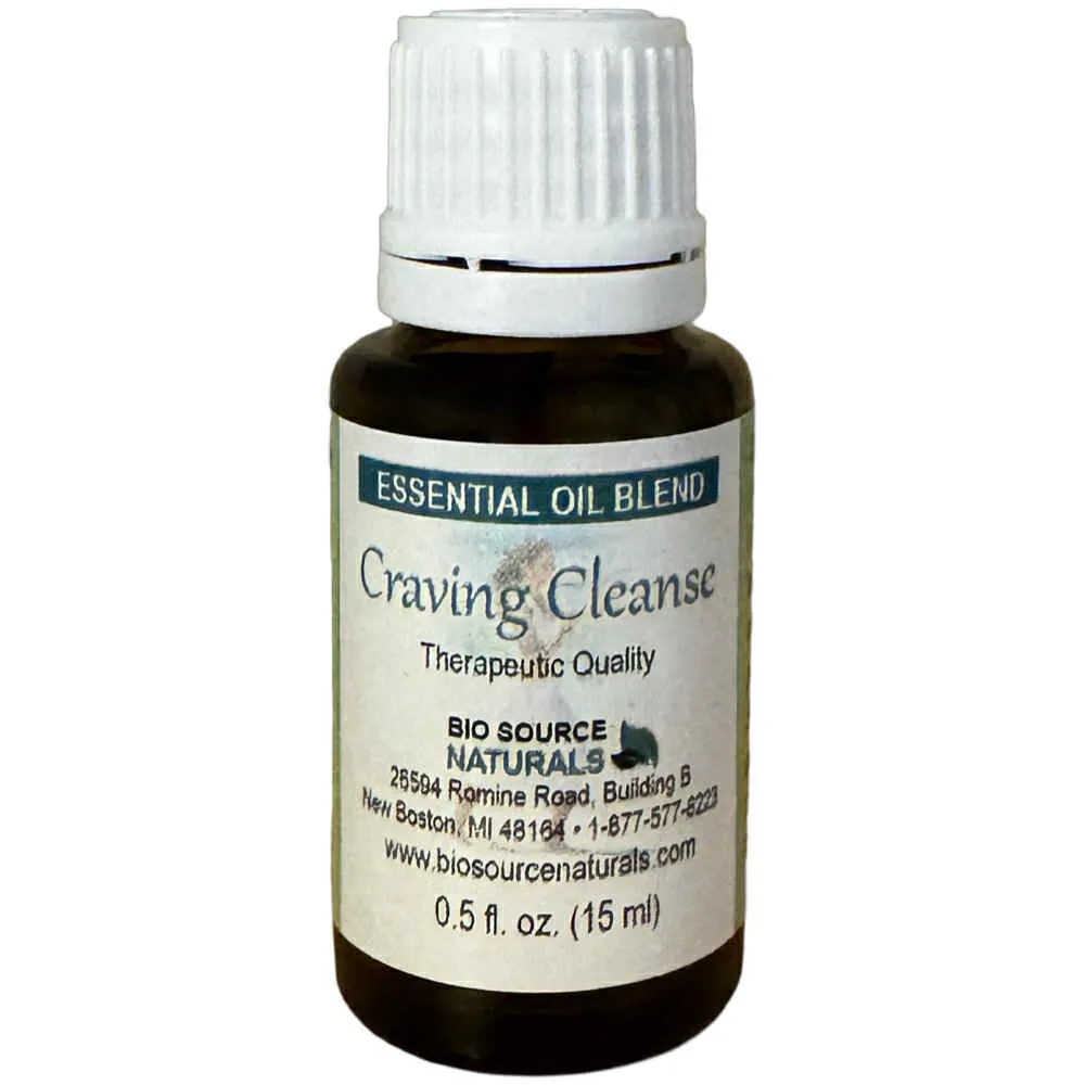 Craving Cleanse Essential Oil Blend Concentrate – Multiple Sizes | Includes EFT Tapping Scripts, Affirmations &amp; Journal Prompts for Mind-Body Healing