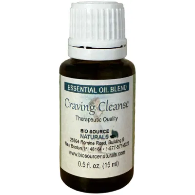 Craving Cleanse Essential Oil Blend Concentrate – Multiple Sizes | Includes EFT Tapping Scripts, Affirmations &amp; Journal Prompts for Mind-Body Healing