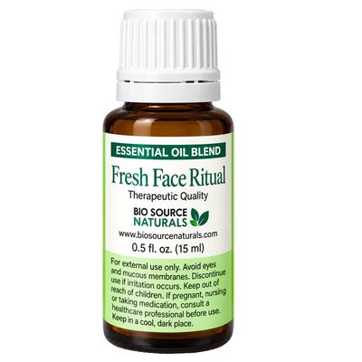 Fresh Face Ritual Essential Oil Blend – Multiple Sizes | Includes 6 EFT Tapping Scripts, Affirmations &amp; Journal Prompts for Mind-Body Support