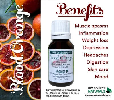 Blood Orange Pure Essential Oil Product Bulletin