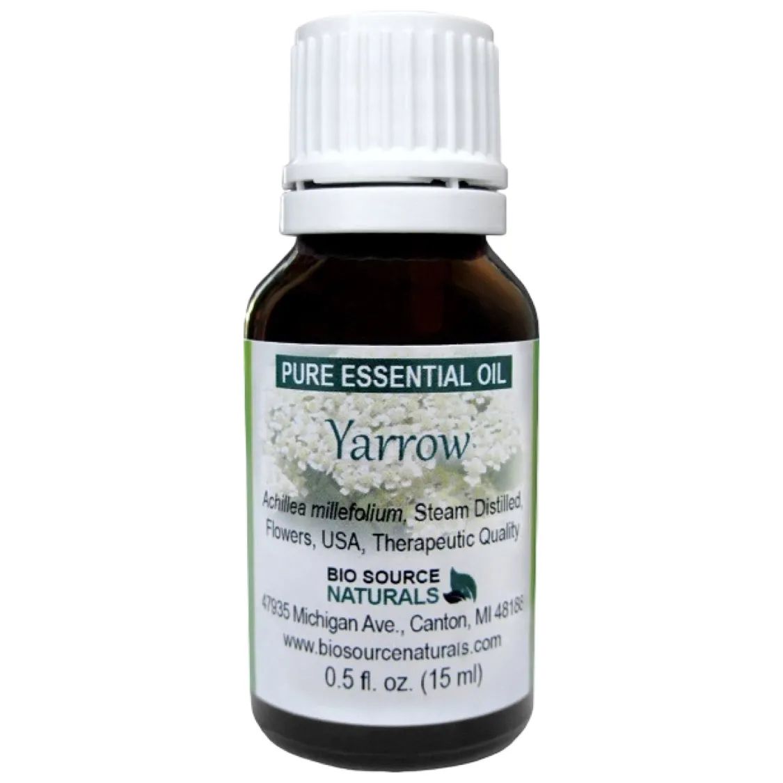 Yarrow Pure Essential Oil with Analysis Report &amp; Free Affirmation Digital Card
