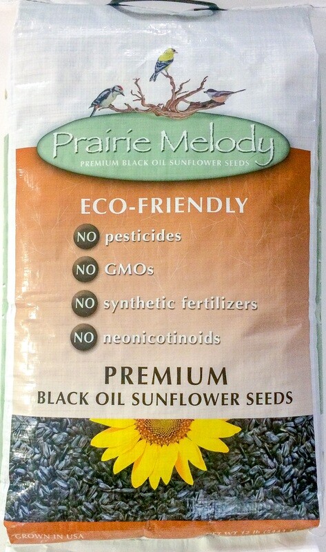 Premium Black Oil Sunflower Bird Seed, Pesticide Free, 12-Pound Bag Premium Black Oil Sunflower Bird Seed, Pesticide Free, 12-Pound Bag