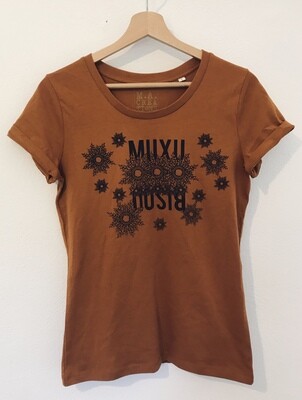 T-shirt femme Coton Bio - #muxu/bisou