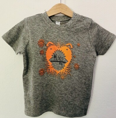T-SHIRT BÉBÉ manches courtes en coton Bio - #Muxu/Bisou T-SHIRT BÉBÉ manches courtes en coton Bio - #Muxu/Bisou