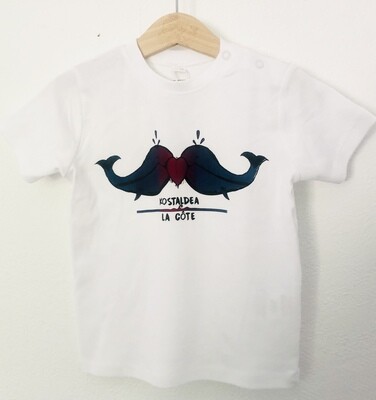 T-SHIRT BÉBÉ manches courtes en coton Bio - #Kostaldea/Lacôte T-SHIRT BÉBÉ manches courtes en coton Bio - #Kostaldea/Lacôte